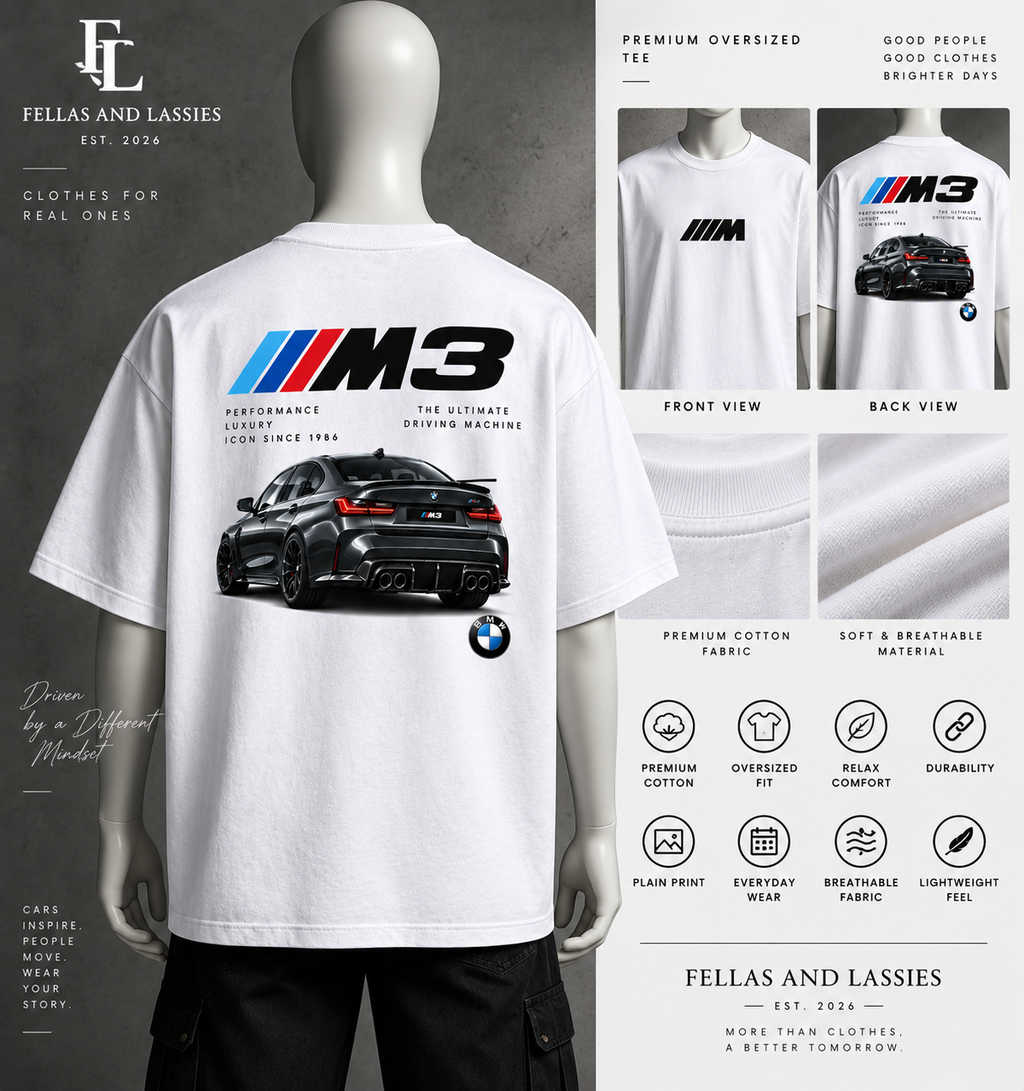 M3 Performance Oversized tees