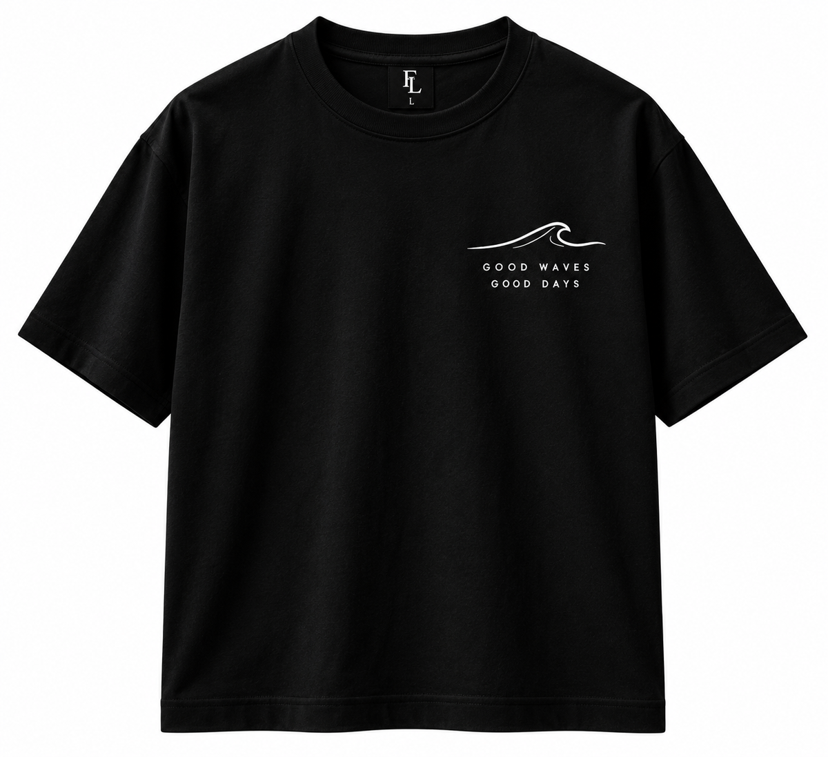 Good Waves Good Days Oversized tees
