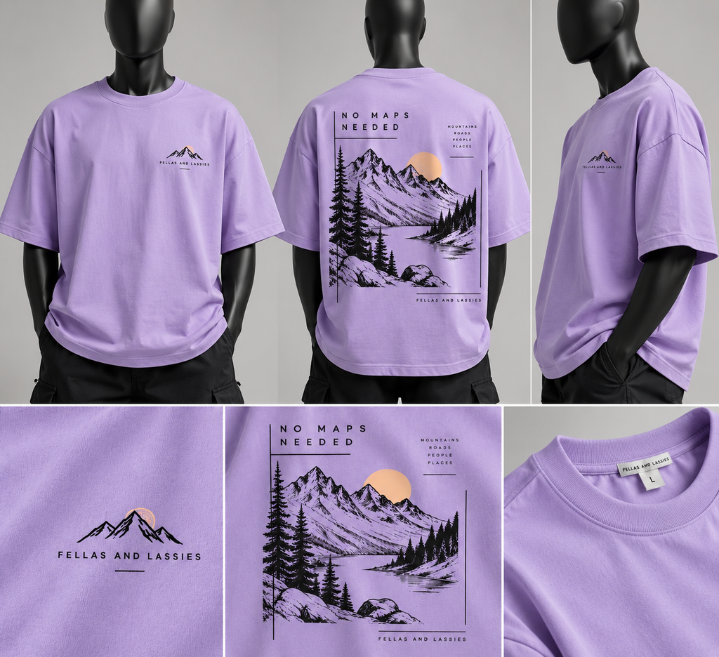 No Maps Needed – Oversized T-Shirt