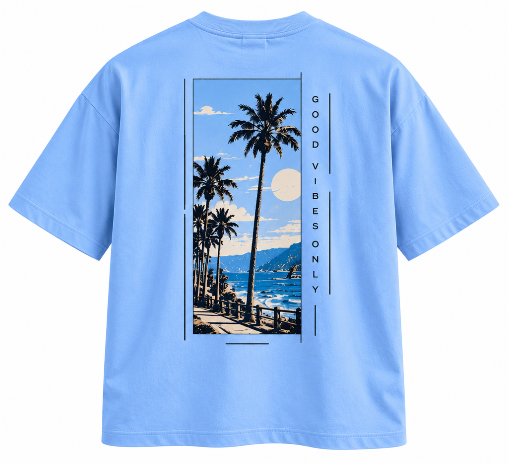 Good Vibes Only – Oversized T-Shirt
