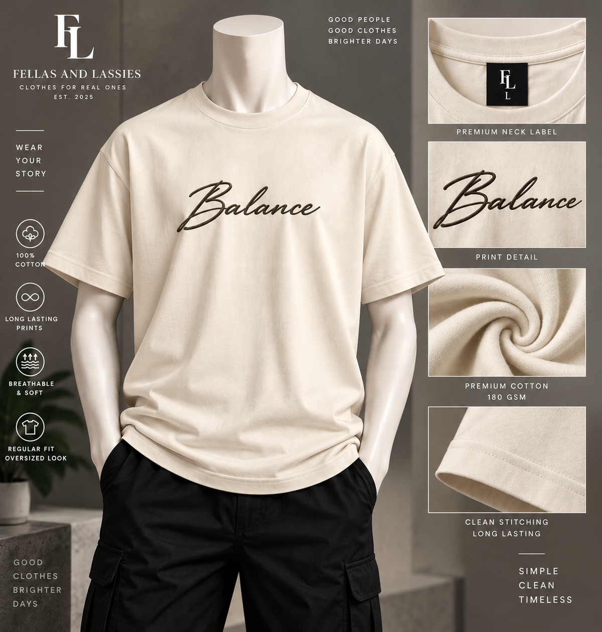 Balance Oversized Tees