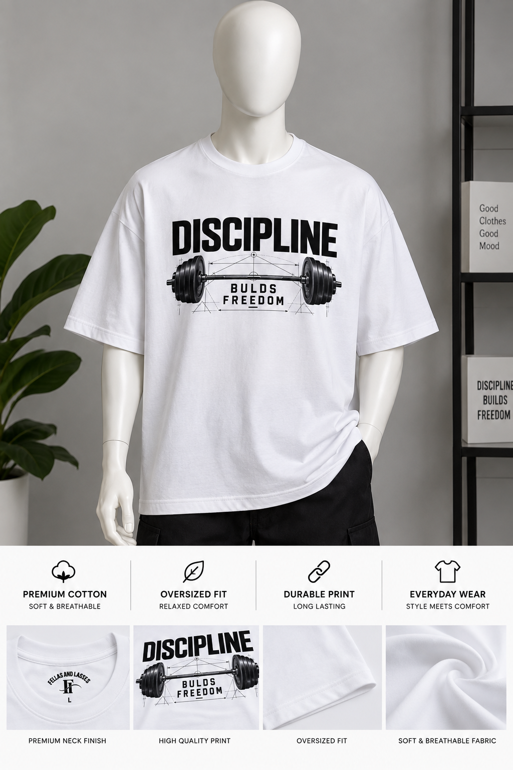 Discipline Oversized tees