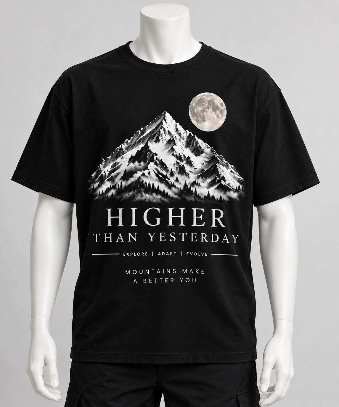 Higher Than Yesterday Oversized tees
